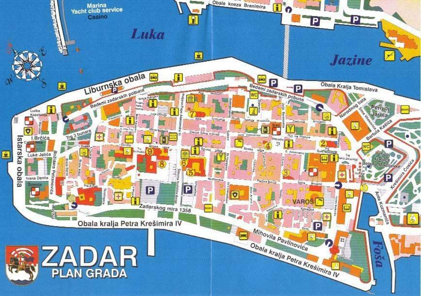 Jazine1 Apartman Zára Kültér fotó