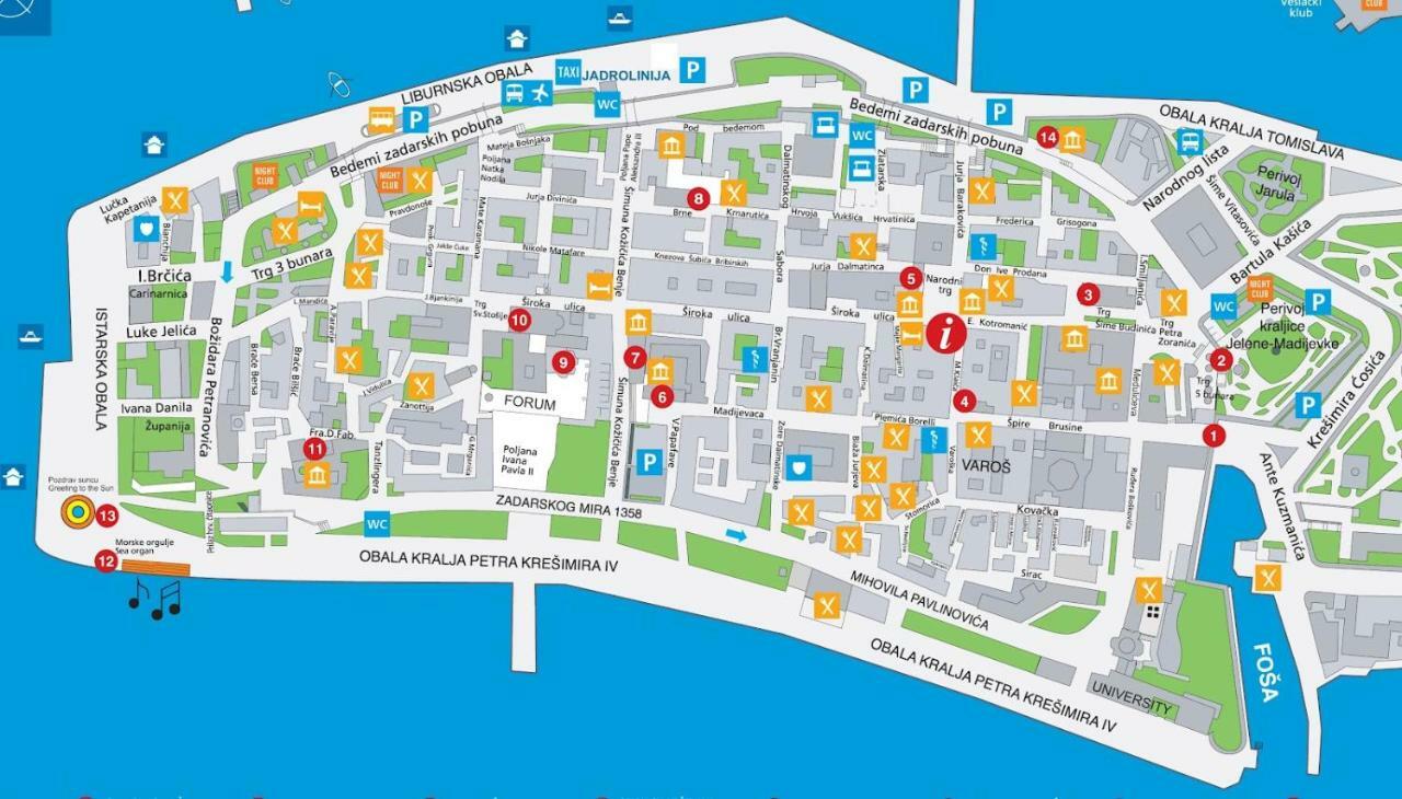 Jazine1 Apartman Zára Kültér fotó
